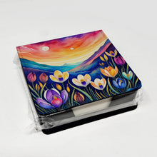 Load image into Gallery viewer, Colorful Crocus PU Leather Note Paper Holder