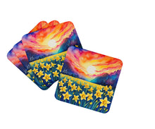 Load image into Gallery viewer, Colorful Daffodils Foam Coaster