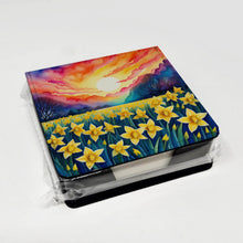 Load image into Gallery viewer, Colorful Daffodils PU Leather Note Paper Holder