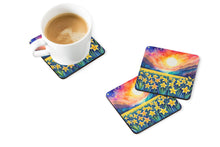 Load image into Gallery viewer, Colorful Daffodils Foam Coaster