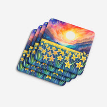 Load image into Gallery viewer, Colorful Daffodils Foam Coaster