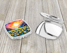 Load image into Gallery viewer, Colorful Daffodils Compact Mirror – Stylish Purse Mirror with Artistic Covers