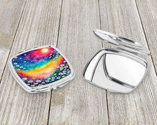 Load image into Gallery viewer, Colorful Daisies Compact Mirror – Stylish Purse Mirror with Artistic Covers