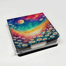Load image into Gallery viewer, Colorful Daisies PU Leather Note Paper Holder