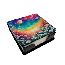 Load image into Gallery viewer, Colorful Daisies PU Leather Note Paper Holder