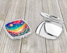 Load image into Gallery viewer, Colorful Daisies Compact Mirror – Stylish Purse Mirror with Artistic Covers