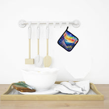 Load image into Gallery viewer, Colorful Delphinium Pot Holders - Set of 2 Decorative Kitchen Helpers | Made in the USA