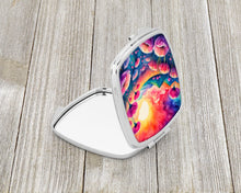 Load image into Gallery viewer, Colorful Dianthus Compact Mirror – Stylish Purse Mirror with Artistic Covers