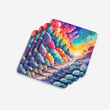 Load image into Gallery viewer, Colorful Dusty Miller Foam Coaster