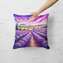 Load image into Gallery viewer, Colorful English Lavender Fabric Decorative Pillow