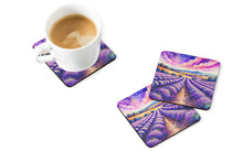 Load image into Gallery viewer, Colorful English Lavender Foam Coaster