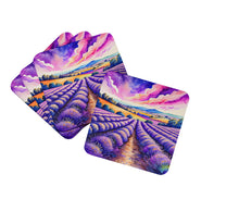 Load image into Gallery viewer, Colorful English Lavender Foam Coaster