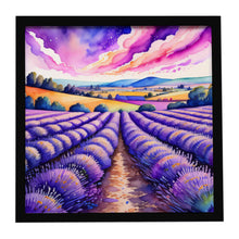 Load image into Gallery viewer, Colorful English Lavender Framed Metal Print