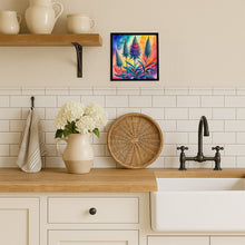 Load image into Gallery viewer, Colorful Eryngium Framed Metal Print