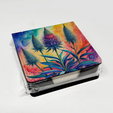 Load image into Gallery viewer, Colorful Eryngium PU Leather Note Paper Holder
