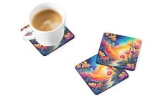 Load image into Gallery viewer, Colorful Freesia Foam Coaster