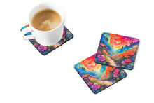 Load image into Gallery viewer, Colorful Geraniums Foam Coaster