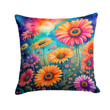 Load image into Gallery viewer, Colorful Gerbera Daisies Fabric Decorative Pillow