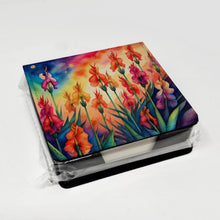 Load image into Gallery viewer, Colorful Gladiolus PU Leather Note Paper Holder