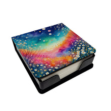 Load image into Gallery viewer, Colorful Gypsophila PU Leather Note Paper Holder
