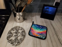 Load image into Gallery viewer, Colorful Gypsophila Pot Holders - Set of 2 Decorative Kitchen Helpers | Made in the USA