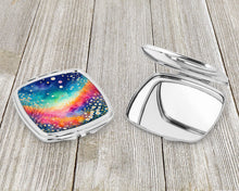 Load image into Gallery viewer, Colorful Gypsophila Compact Mirror – Stylish Purse Mirror with Artistic Covers