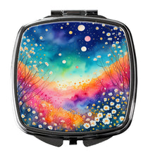 Load image into Gallery viewer, Colorful Gypsophila Compact Mirror – Stylish Purse Mirror with Artistic Covers