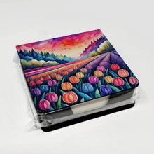 Load image into Gallery viewer, Colorful Hyacinths PU Leather Note Paper Holder
