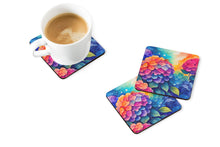Load image into Gallery viewer, Colorful Hydrangeas Foam Coaster