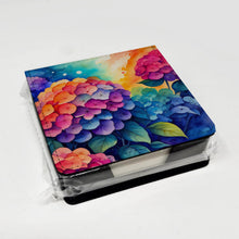 Load image into Gallery viewer, Colorful Hydrangeas PU Leather Note Paper Holder