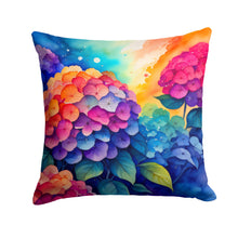 Load image into Gallery viewer, Colorful Hydrangeas Fabric Decorative Pillow