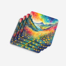 Load image into Gallery viewer, Colorful Hypericum or St. John�s Wort Foam Coaster