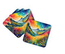 Load image into Gallery viewer, Colorful Hypericum or St. John�s Wort Foam Coaster