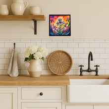 Load image into Gallery viewer, Colorful Iris Framed Metal Print