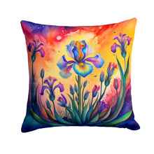 Load image into Gallery viewer, Colorful Iris Fabric Decorative Pillow