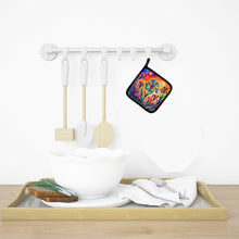 Load image into Gallery viewer, Colorful Iris Pot Holders - Set of 2 Decorative Kitchen Helpers | Made in the USA