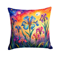Load image into Gallery viewer, Colorful Iris Fabric Decorative Pillow