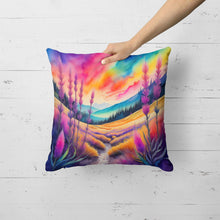 Load image into Gallery viewer, Colorful Liatris Fabric Decorative Pillow