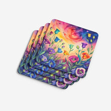 Load image into Gallery viewer, Colorful Lisianthus Foam Coaster