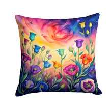 Load image into Gallery viewer, Colorful Lisianthus Fabric Decorative Pillow
