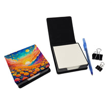 Load image into Gallery viewer, Colorful Marigolds PU Leather Note Paper Holder