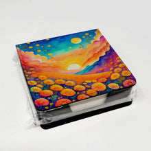 Load image into Gallery viewer, Colorful Marigolds PU Leather Note Paper Holder