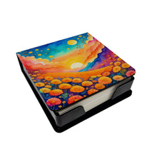 Load image into Gallery viewer, Colorful Marigolds PU Leather Note Paper Holder