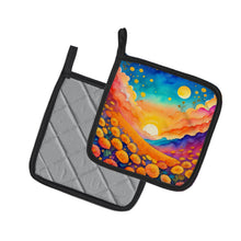 Load image into Gallery viewer, Colorful Marigolds Pot Holders - Set of 2 Decorative Kitchen Helpers | Made in the USA