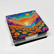Load image into Gallery viewer, Colorful Marigolds PU Leather Note Paper Holder