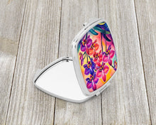 Load image into Gallery viewer, Colorful Orchids Compact Mirror – Stylish Purse Mirror with Artistic Covers