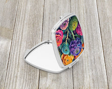 Load image into Gallery viewer, Colorful Ornamental Kale Compact Mirror – Stylish Purse Mirror with Artistic Covers