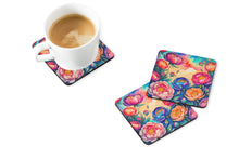 Load image into Gallery viewer, Colorful Peonies Foam Coaster