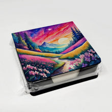 Load image into Gallery viewer, Colorful Phlox PU Leather Note Paper Holder