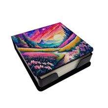 Load image into Gallery viewer, Colorful Phlox PU Leather Note Paper Holder